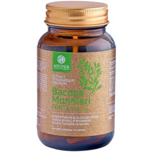 Bacopa Monnieri Forte — 60 capsule cu beneficii pentru creier, memorie, concentrare și sănătatea mintală - Imunitate & Detoxifiere