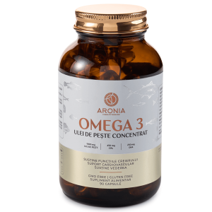 Omega 3 - 1000mg, 450 EPA - 230 DHA, 90 capsule - Imunitate & Detoxifiere