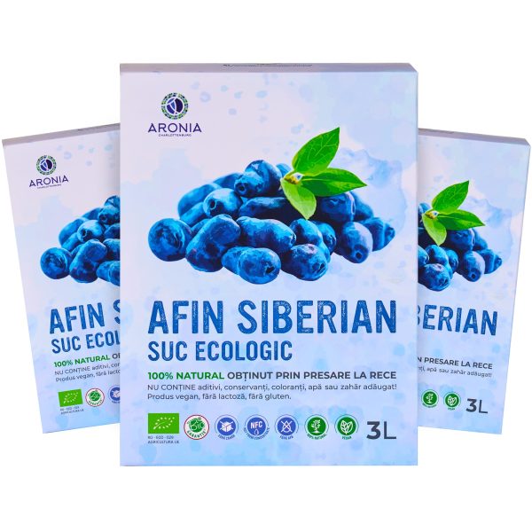 PROMO: 3x3L Suc Afin Siberian ECO (RO-ECO-029) - Imunitate & Detoxifiere