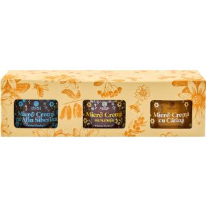 Pachet cu 3 Tipuri de Miere ECO — Sănătate și Savoare din Aronia, Cătină și Afin Siberian - Imunitate & Detoxifiere