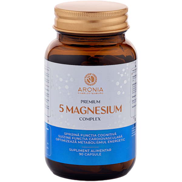 Premium 5 Magnesium Complex — 5 forme de magneziu cu absorbție și beneficii sporite pentru organism - Imunitate & Detoxifiere