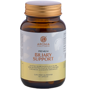 Premium Biliary Support: 60 de capsule pentru sănătatea vezicii biliare, a ficatului și a sistemului digestiv - Imunitate & Detoxifiere