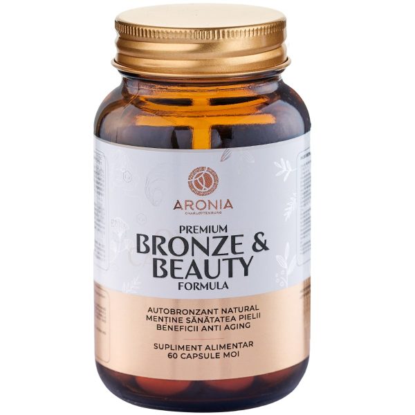 Premium Bronze & Beauty Formula- 60 capsule pentru un bronz sănătos, o piele tânără și păr frumos - Imunitate & Detoxifiere – ofertă, preț și specificații