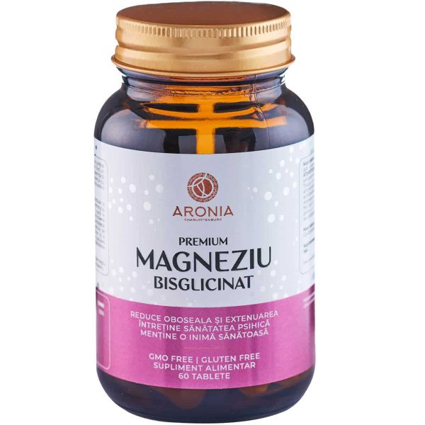 Premium Magneziu Bisglicinat — 60 Tablete - Imunitate & Detoxifiere