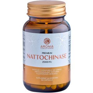 Premium Nattochinase 2000 FU — 60 capsule naturale pentru sănătatea inimii și circulația sângelui - Imunitate & Detoxifiere