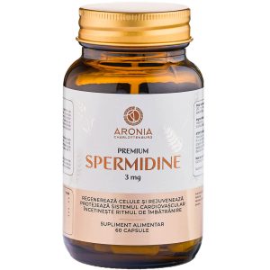Premium Spermidine la 3mg — 60 capsule cu Spermidină, o moleculă naturală cu beneficii pentru celule, inimă și anti-îmbătrânire - Imunitate & Detoxifiere