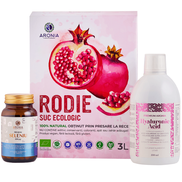 Protocol Beauty & Glow — 3 suplimente naturale pentru frumusețe și strălucire la orice vârstă - Imunitate & Detoxifiere
