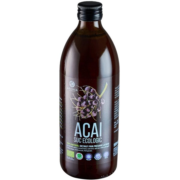 Suc Acai ECO 500ml (RO-ECO-029) - Imunitate & Detoxifiere