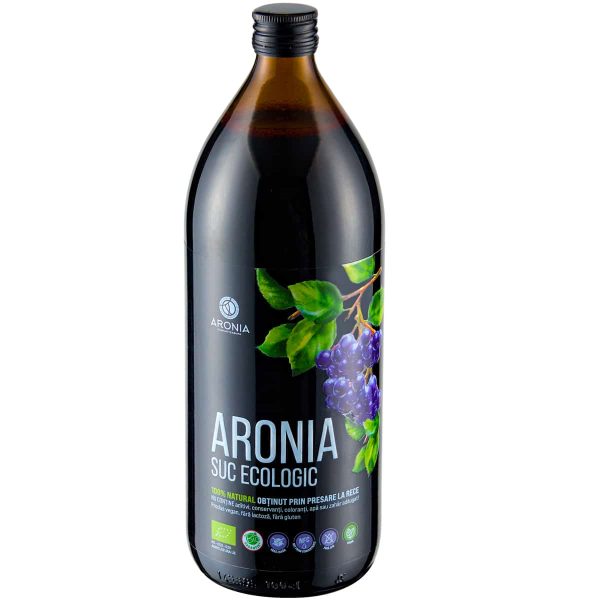 Suc Aronia 1L ECO (RO-ECO-029) - Imunitate & Detoxifiere
