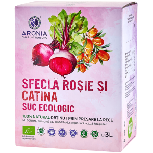Suc de Sfeclă Roșie și Cătină 100% Natural și Ecologic la 3 litri - Imunitate & Detoxifiere