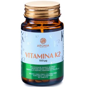 Vitamina K2 100μg MK7 - 90 Tablete - Imunitate & Detoxifiere
