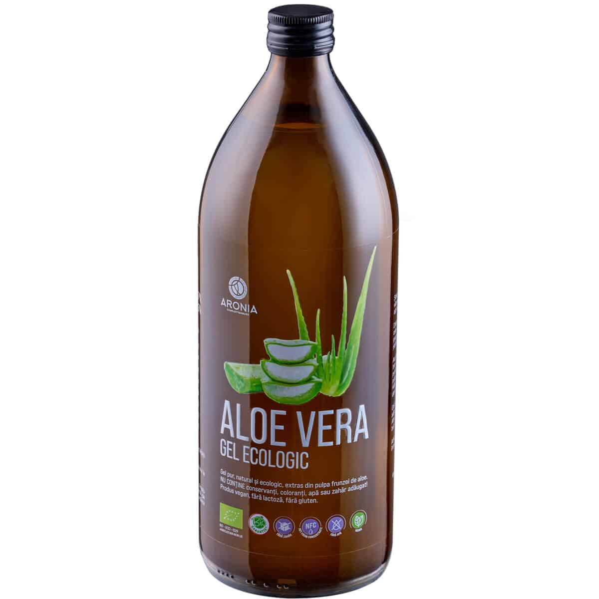 Aloe Vera GEL 1L - gel ecologic din pulpa Aloe Vera Barbadensis Miller