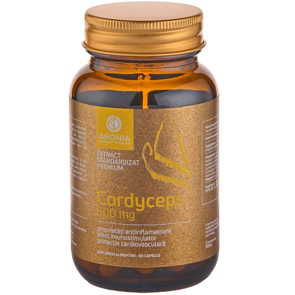 Cordyceps 500mg – Imunitate & Detoxifiere