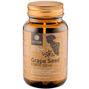 Grape Seed Forte 500mg – 60 capsule extract semințe de struguri, supliment antioxidant