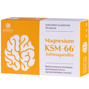 Supliment Magnesium + Ashwagandha KSM-66 pentru calm și somn