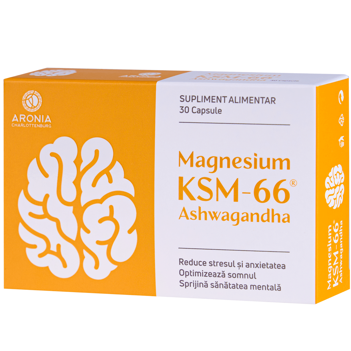 Magnesium + Ashwagandha KSM-66 – Calm, Somn & Sănătate Mintală
