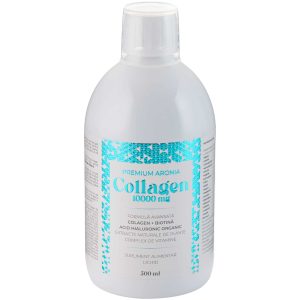 Premium Aronia Colagen 10.000 mg supliment lichid pentru piele, păr și unghii