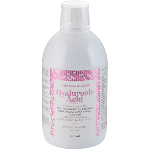 Premium Aronia Hyaluronic Acid 120mg supliment pentru piele, buze și articulații