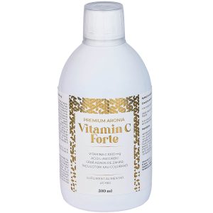 Premium Aronia Vitamina C 1000mg Forte 500ml – sticlă supliment alimentar cu aronia şi vitamina C