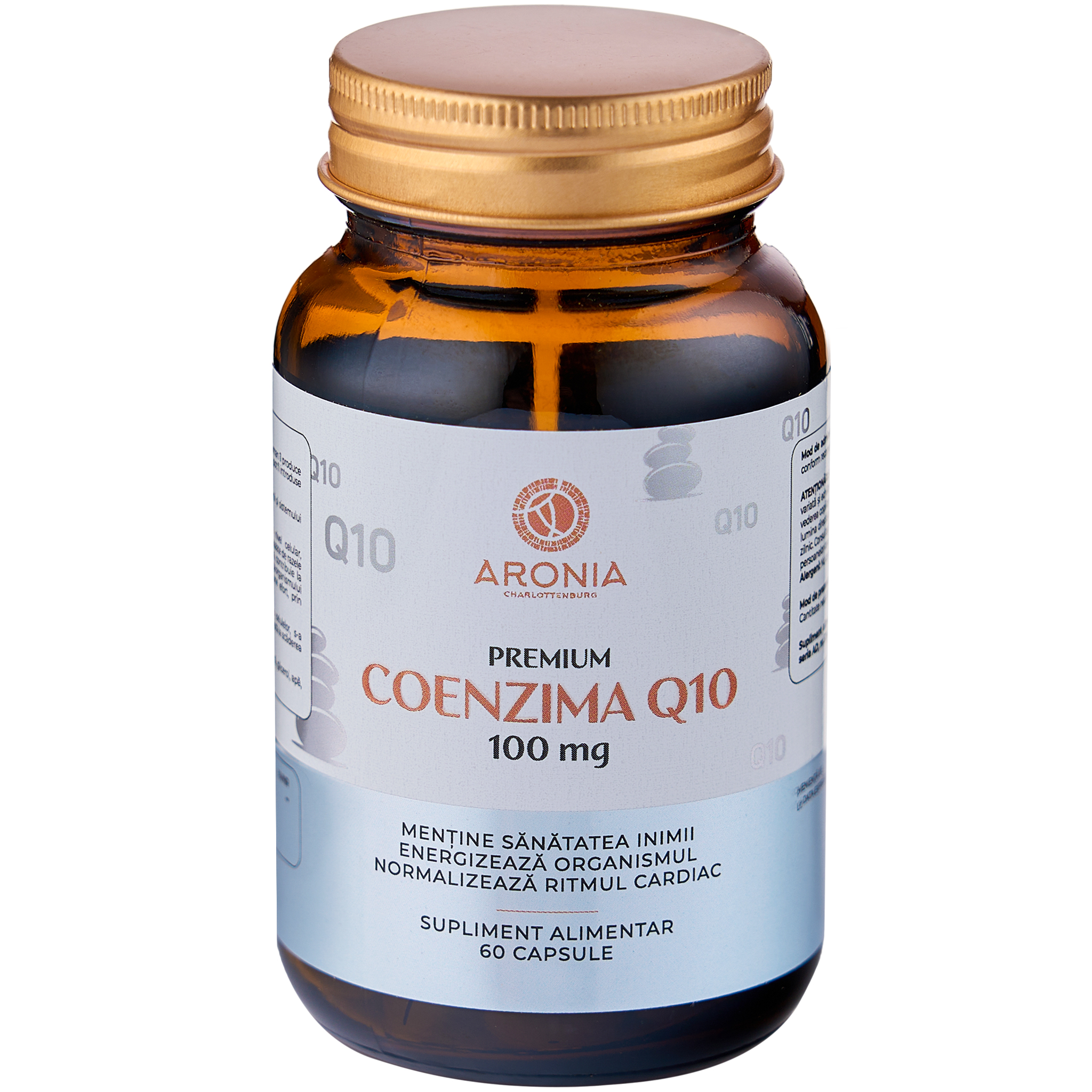 Premium Coenzima Q10 100 mg, 60 capsule - supliment alimentar pentru energie și inimă