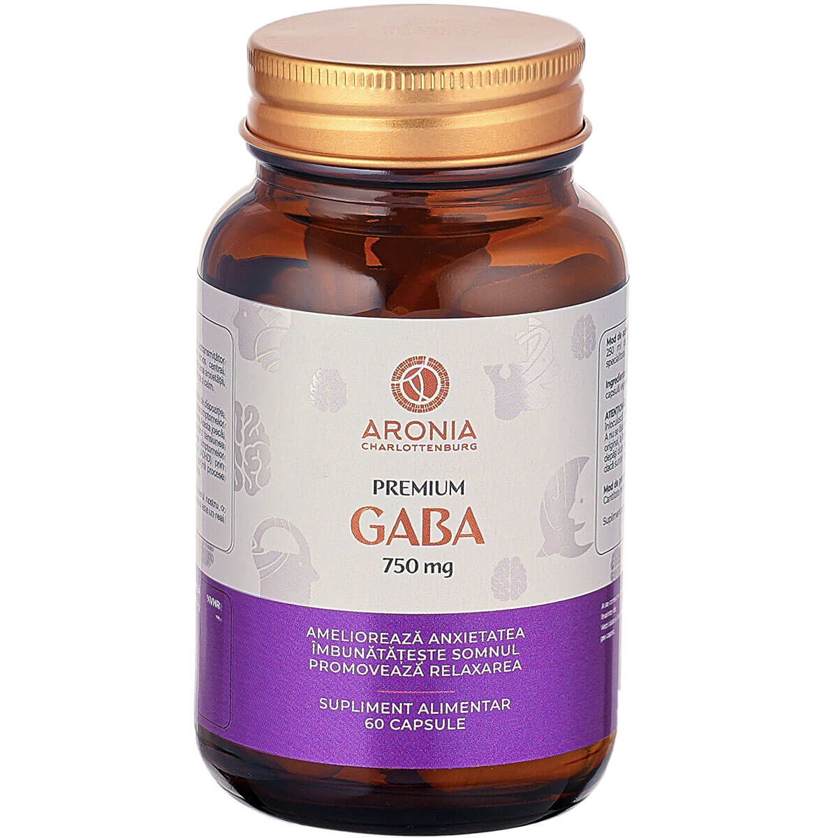 Premium GABA 750mg – Calm, Somn & Relaxare