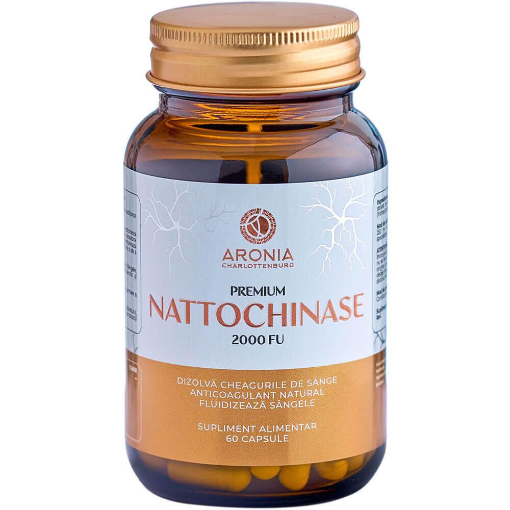 Premium Nattochinase 2000 FU – Supliment pentru Sănătatea Inimii