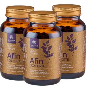 Promo 3 flacoane Afin ECO Forte 120 capsule - supliment alimentar ecologic