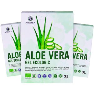 Promo gel Aloe Vera 3x3L certificat ecologic, 99.7% pulpa