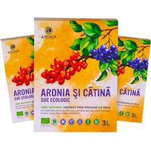 Promo 3x3L suc aronia și cătină eco, natural, fără aditivi