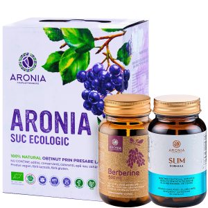 Pachet Protocol Fit & Fresh: suc aronia, Berberine Forte și Slim Formula pentru un stil de viață activ