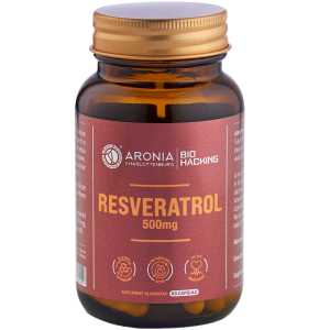 Resveratrol 500 mg — 60 capsule supliment alimentar Bio Hacking