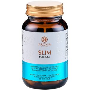 Flacon cu 60 capsule Slim Formula pentru susținerea metabolismului și echilibrului greutății