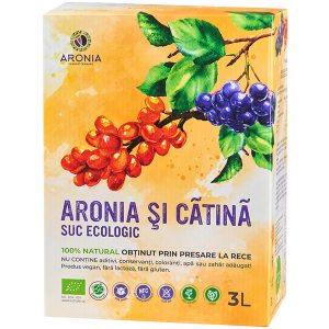 Suc Aronia & Cătină 3L ECO (RO-ECO-029) Suc aronia și cătină 3L ecologic, certificat RO-ECO-029