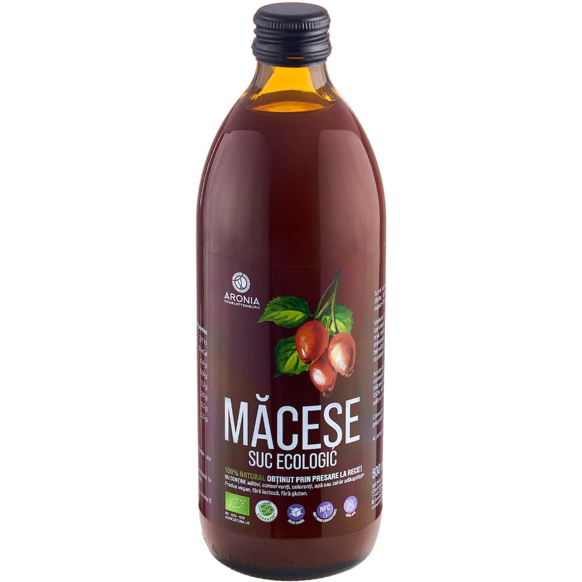 Suc de Măceșe 500ml – Imunitate & Detoxifiere