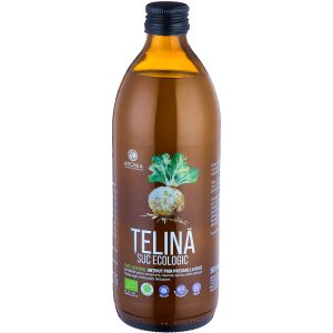 Sticlă 500ml suc de țelină 100% natural și ecologic