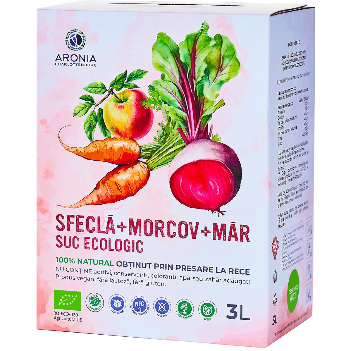 Suc de Sfeclă, Morcov și Măr 100% Natural – Imunitate & Detoxifiere