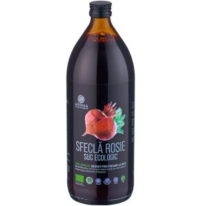Sticlă 1L suc de sfeclă roșie 100% natural și ecologic