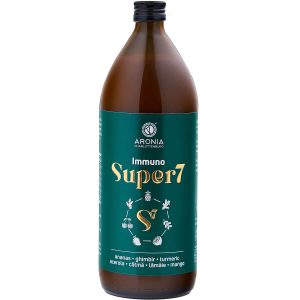Sticlă Super 7 Immuno suc natural ecologic din 7 fructe și plante