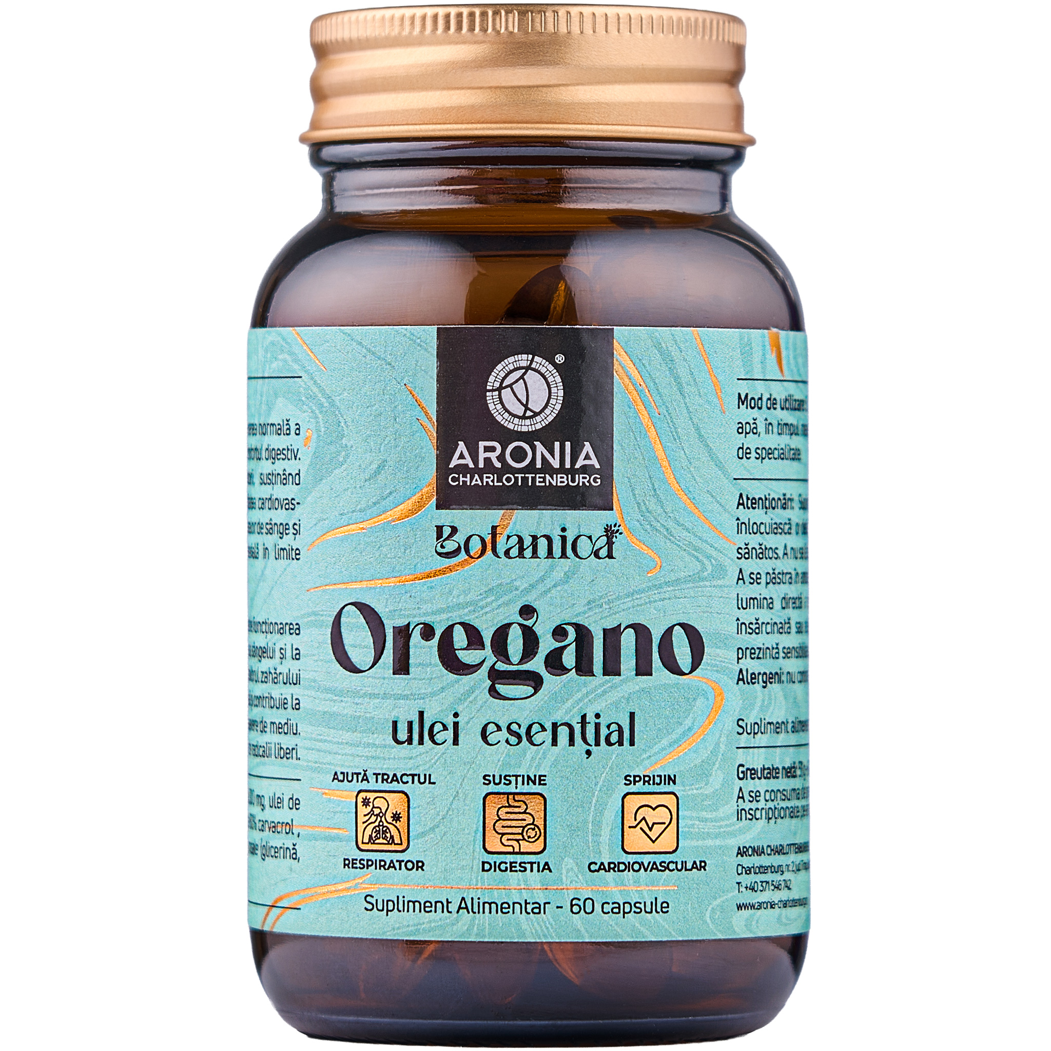 Flacon cu 60 capsule ulei esențial oregano sălbatic, Botanica
