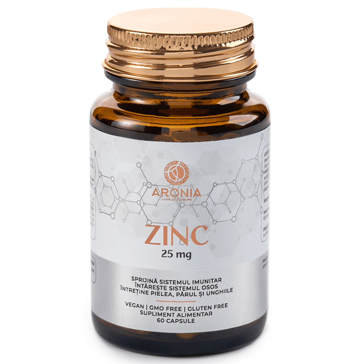 Zinc 25 mg, 60 Tablete – Imunitate & Detoxifiere